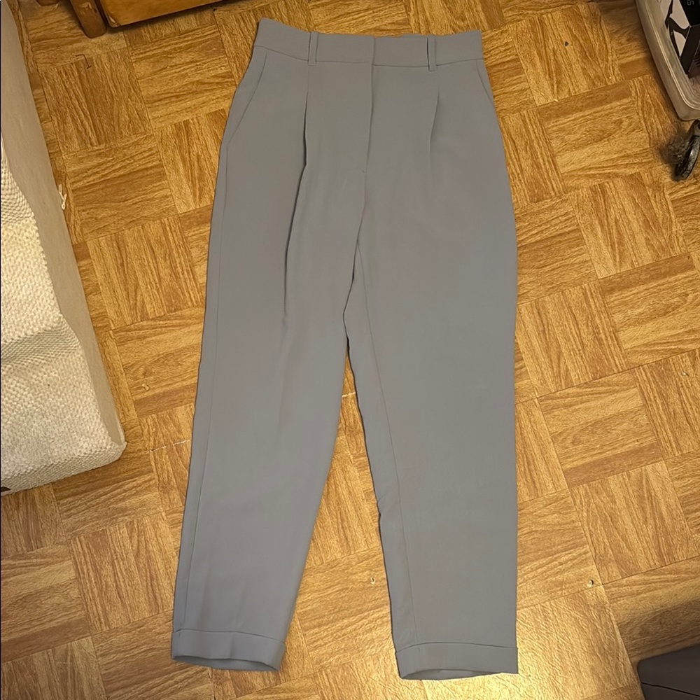 Aritzia WILFRED Dashwood high-waisted pleated crepe pants